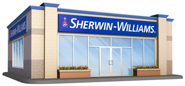 Sherwin-Williams paint store storefront